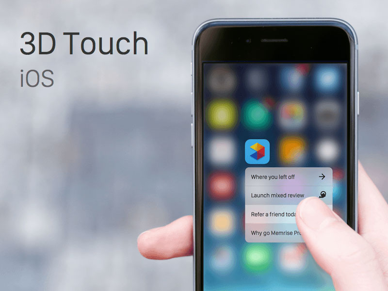 3D Touch en iPhone